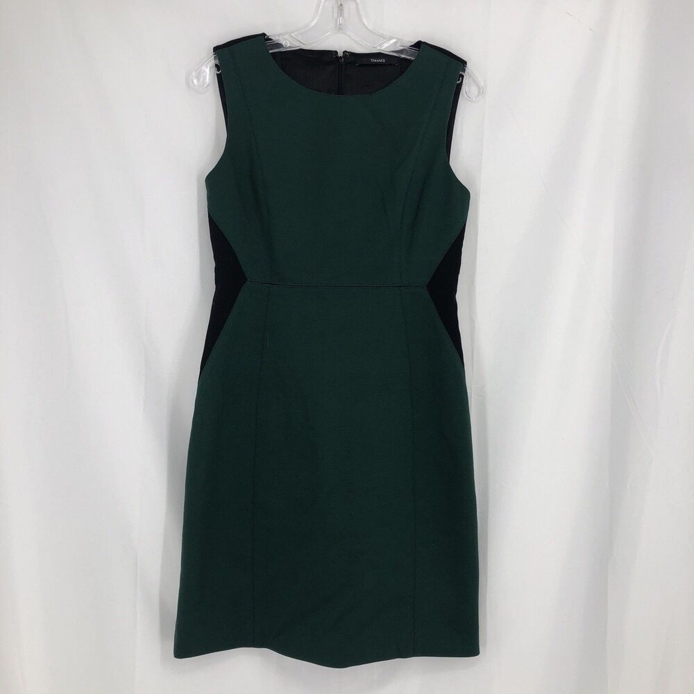 Tahari-Levine Studio Women's Sleeveless Sheath Dress Colorblock Size 6
